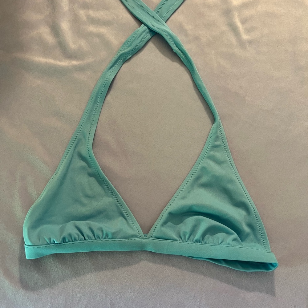 J-Crew womens small Teal Bikini top